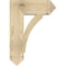 Ekena Millwork Thorton Arts & Crafts Rough Sawn Bracket, Douglas Fir, 6"W x 20"D x 28"H BKT06X20X28THR03RDF - alternate 4